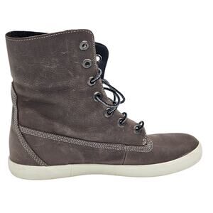 Timberland Boots Womens 8 Glastenbury Lace Up Waterproof Eco Green Rubber A149A